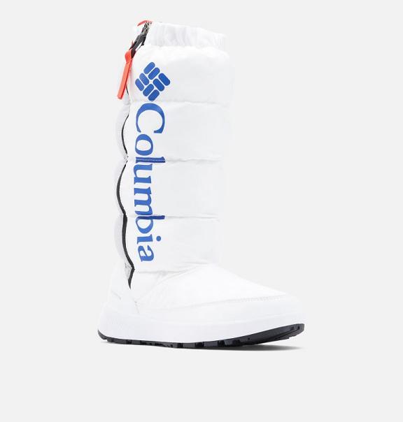 Columbia Paninaro Omni-Heat Boots White Blue For Women's NZ80365 New Zealand